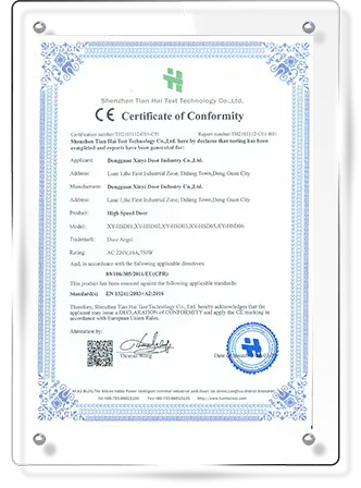 ce certificate of conformity