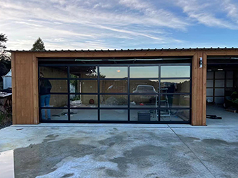 Aluminum Alloy Perspective Garage Door