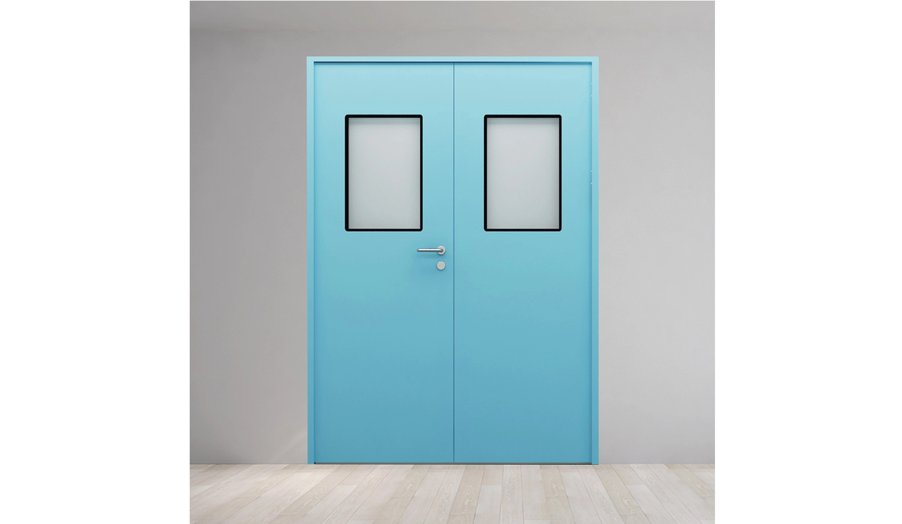 clean room fabric door