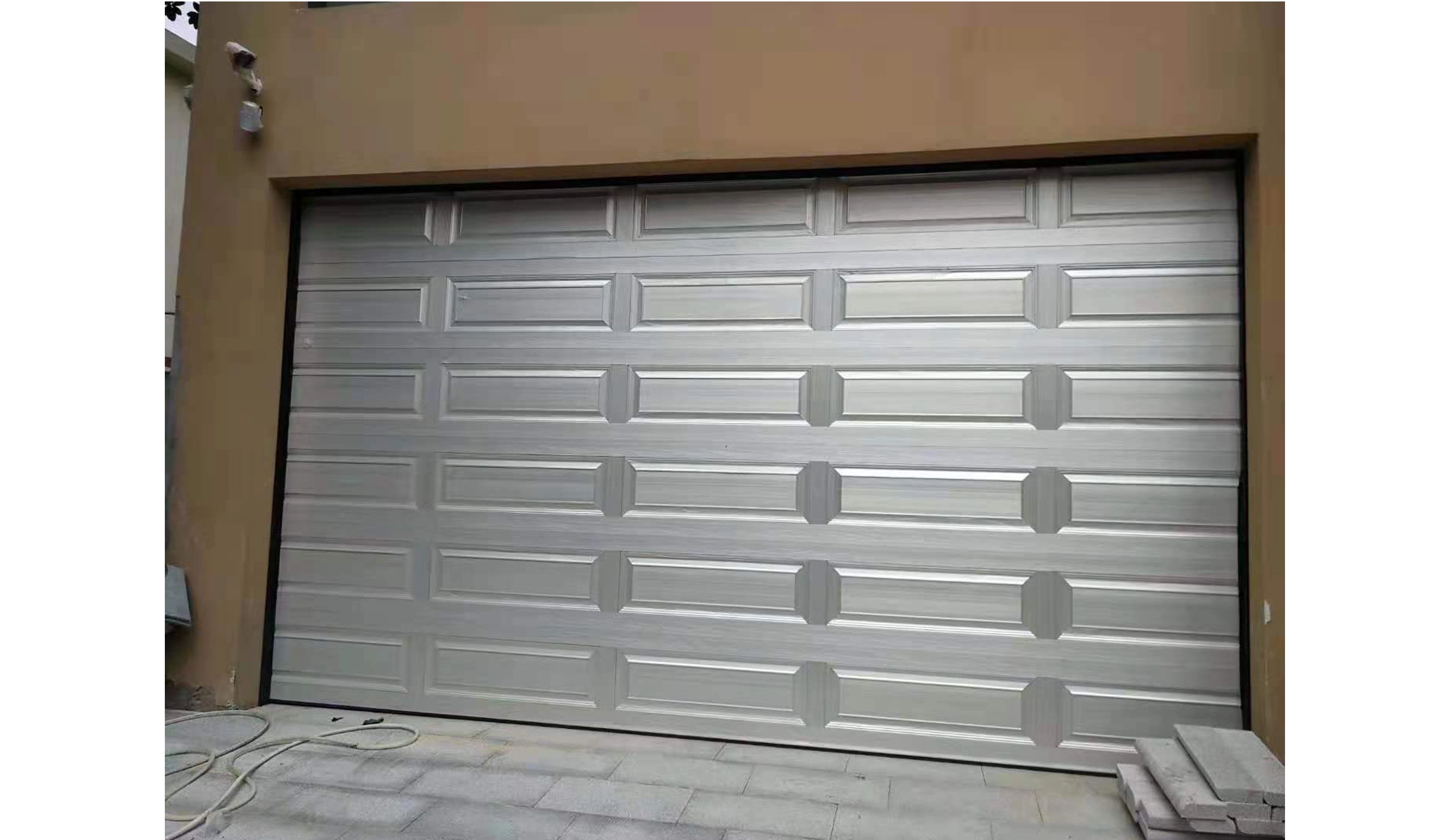 house to garage door