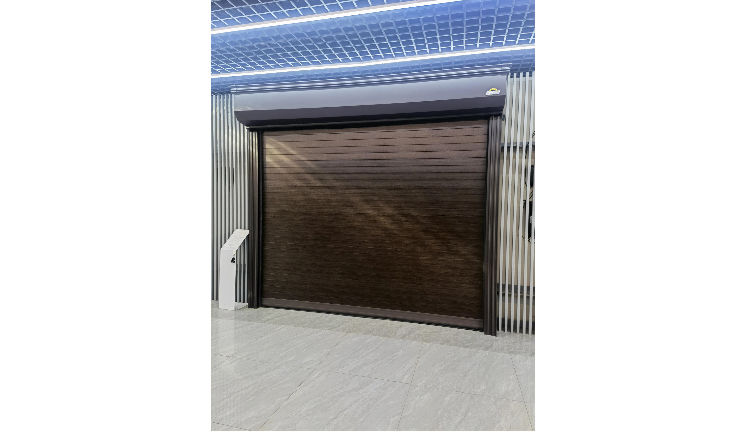 metal industrial sliding door